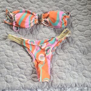 Colorful Swirl Bikini Set